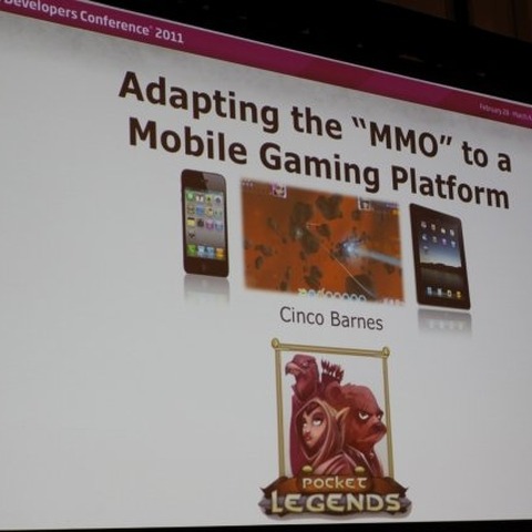 【GDC2011】本格的なMMORPGをスマートフォンで実現するための進化させるゲームデザイン 画像
