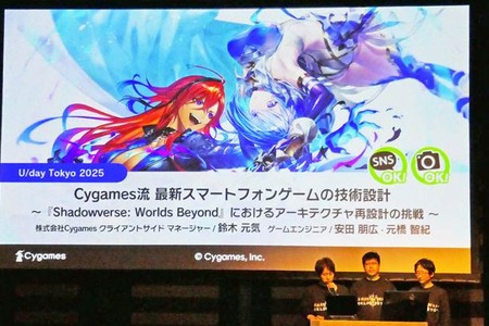 Cygamesのスマートフォンゲームはこうして作られた…最新作『Shadowverse: Worlds Beyond』で解説するアーキテクチャ再設計の道【U/Day Tokyo 2025】 画像