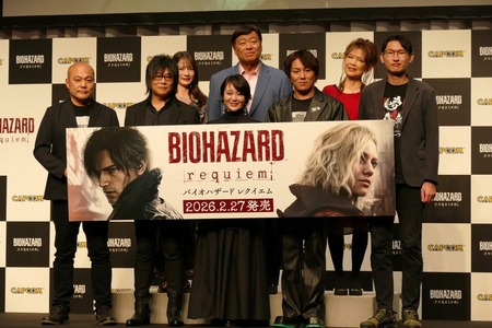 衝撃の“夢グループコラボ”なぜ？裏話も語られた『バイオハザード レクイエム』完成披露発表会―狩野英孝さんのプレイや声優陣による生アフレコも【イベントレポート】 画像