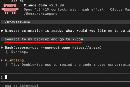 AIエージェントがコマンドラインでブラウザを自動操作。「Browser Use CLI 2.0」リリース。Chrome DevTools接続などで操作が倍速に 画像