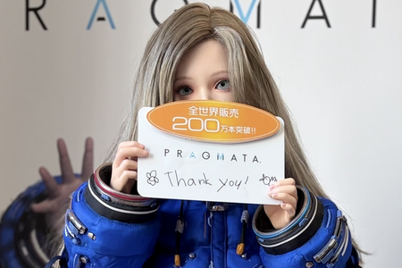 『プラグマタ』200万本突破！ディアナもお祝いイラストを描く―発売から16日で達成「人間とアンドロイドの少女が心を通わせていく物語性が話題を呼んだ」 画像