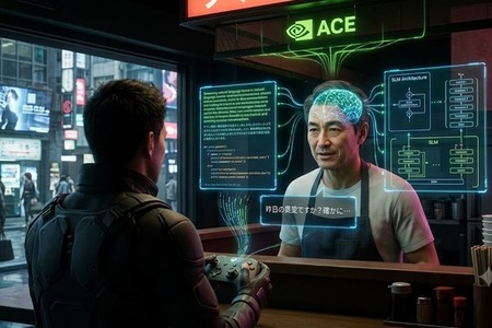 従来のゲーム制作手法のまま、AIの力でNPCを賢く見せるNVIDIAの新提案を徹底解説（西川善司のバビンチョなテクノコラム） 画像