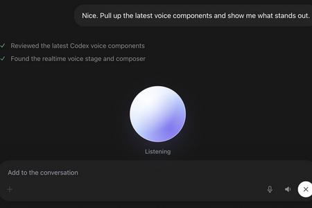 ChatGPT Voiceがデスクトップ対応、CodexやWorkも音声モードで指示が可能に―GPT-Liveで相槌も打てる自然な会話実現 画像