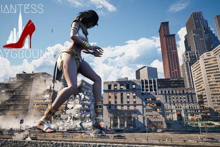 巨大娘シミュレーター『GIANTESS PLAYGROUND』Steam早期アクセス開始も、開発者は「許可していない」と主張。開発協力者とのトラブル続く 画像