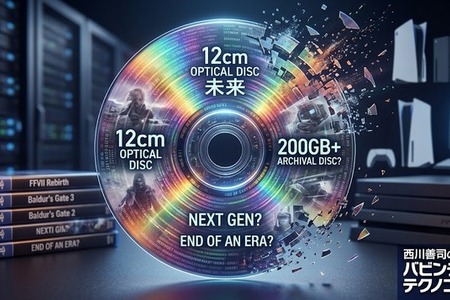 ゲームソフトのパッケージ版販売終了問題をきっかけに、今の12cm光ディスクがいつまで持ちこたえられるか考えてみる（西川善司のバビンチョなテクノコラム） 画像