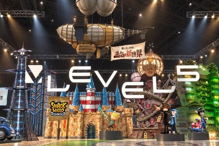 レベルファイブ日野社長、AI使用したTGS2026ブースイメージ図について説明―実際の設計や造形は人の手で丁寧に制作していると強調 画像