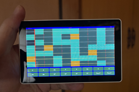 ギターアプリと無限音楽機関をRISC-Vタブレットに組み込んで、いつでもデモできるようにした（CloseBox） 画像