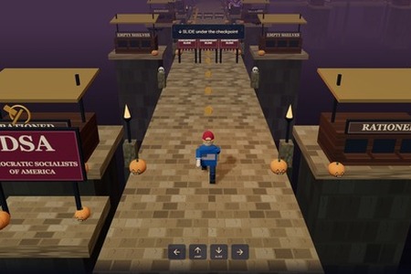 ホワイトハウス、今度は初代PS起動画面を模倣。懲りずに無料ゲームサイトに社会主義批判の神経衰弱やオバマ元大統領らがドラキュラなどになる『Temple Run』風ランゲーム公開 画像