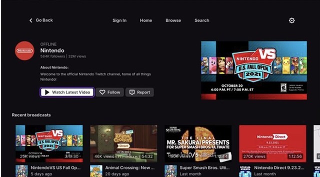 Twitchアプリがスイッチに登場―必要な容量は31MB