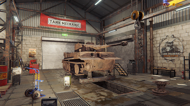 戦車修理シム『Tank Mechanic Simulator』DMCA侵害によりSteamストアから削除―「オリジナル製作されたマウス戦車の内装」を許可なく使用