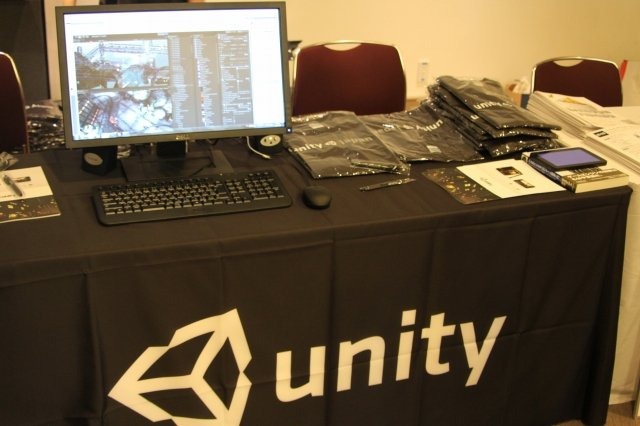 CEDECの開幕に合わせて日本法人設立を発表し、勢いを見せるUnity Technologiesは会場にブースを構えて最新版のデモを行っています。