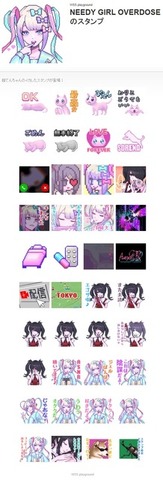 病み系配信者育成ADV『NEEDY GIRL OVERDOSE』発売一ヶ月で販売本数30万本突破―LINEスタンプ販売＆Steam用「動く」プロフィール背景も登場