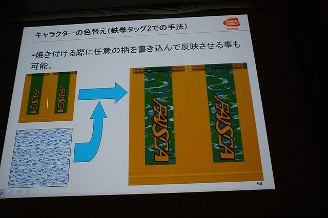 CEDEC初日の6日は、「2体から4体！？ 〜鉄拳タッグトーナメント2における描画システムと負荷削減について〜 」と題して、バンダイナムコゲームスの堂前嘉樹氏による『鉄拳 タッグトーナメント2』のプログラムセッションが行われました。