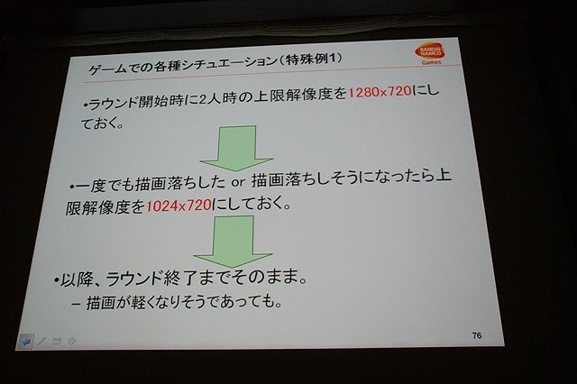 CEDEC初日の6日は、「2体から4体！？ 〜鉄拳タッグトーナメント2における描画システムと負荷削減について〜 」と題して、バンダイナムコゲームスの堂前嘉樹氏による『鉄拳 タッグトーナメント2』のプログラムセッションが行われました。