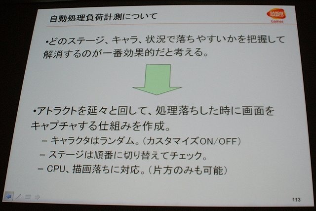 CEDEC初日の6日は、「2体から4体！？ 〜鉄拳タッグトーナメント2における描画システムと負荷削減について〜 」と題して、バンダイナムコゲームスの堂前嘉樹氏による『鉄拳 タッグトーナメント2』のプログラムセッションが行われました。