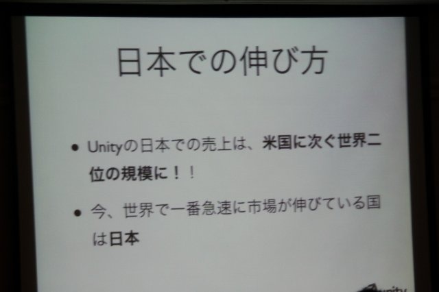 今最も勢いのあるゲームエンジンを問われて「Unity」と答えない人はいないでしょう。その熱気を反映してCEDEC 2011最終日に実施されたセッションは立ち見でも会場に入り切らないほどの盛況となりました。