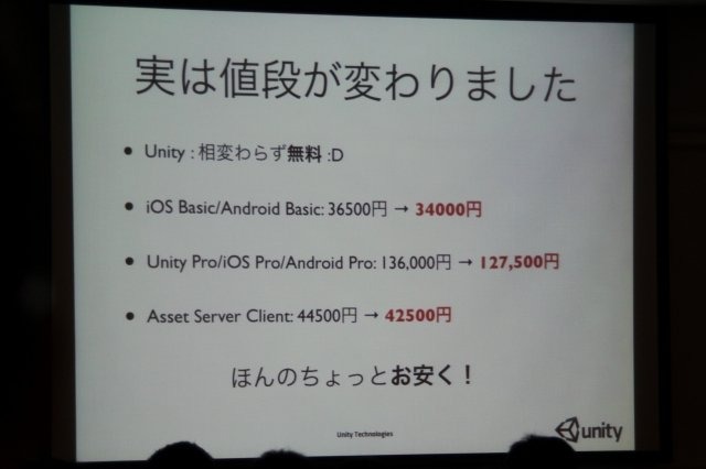 今最も勢いのあるゲームエンジンを問われて「Unity」と答えない人はいないでしょう。その熱気を反映してCEDEC 2011最終日に実施されたセッションは立ち見でも会場に入り切らないほどの盛況となりました。