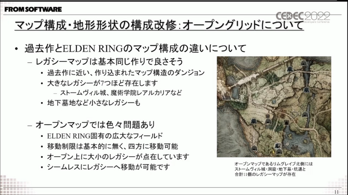 『ELDEN RING』開発は自動化と効率化を追求―過去作と比較して語る開発の変化【CEDEC 2022】