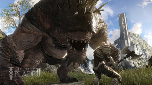 Epic GamesとChAIR EntertainmentはiOSで大ヒットした『Infinity Blade』の続編に当たる『2』を12月1日に発売すると発表しました。提供開始が決定した最新OSのiOS5を最大限に活用し、iCloudによるデータのデバイス間共有などにも対応するとのこと。価格は今後発表予定。