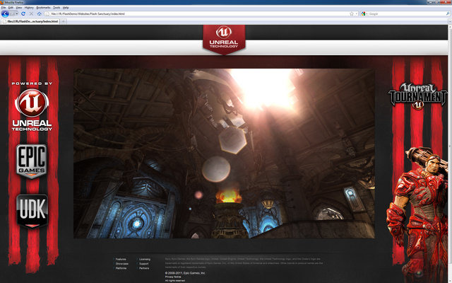 Epic GamesはAdobe MAX2011のキーノート講演にて、アンリアル・エンジン3がAdobe Flashベースの環境でも動作するようになったことを明らかにしました。これにより、家庭用ゲーム機向けに開発したものをウェブ上で展開することが更に容易になります。