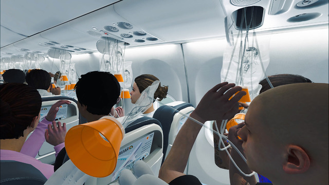 飛行機事故の緊迫感をVRで完全再現―客室乗務員シム『Airline Flight Attendant Simulator VR』発表