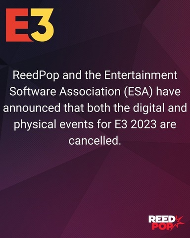 E3 2023の中止が正式発表…相次ぐ大手の出展見送りも影響か