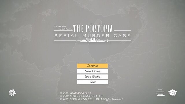 『ポートピア連続殺人事件』が“AI搭載版”になって新登場！技術デモ作品として、Steamで4月24日無料公開へ