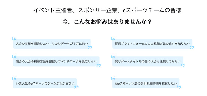 プレイブレーン、eスポーツ大会分析レポート「PLAYDATA」オープンβ版を提供開始―国内eスポーツ大会/イベントの視聴データを分析してPDF提供