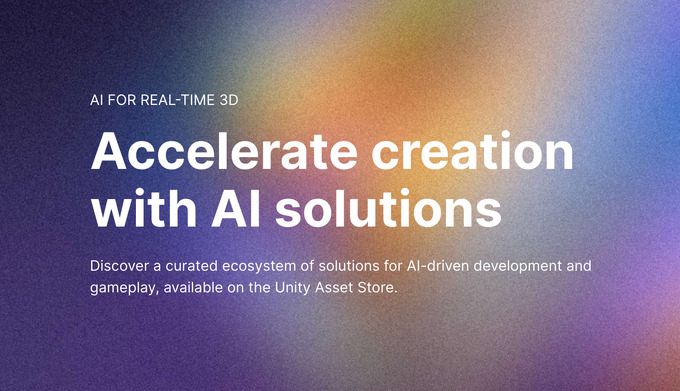 Unity、AIマーケットプレイスを新規立ち上げ―Unity公認ソリューションからサードパーティまで、ゲーム開発をサポートするツールを提供