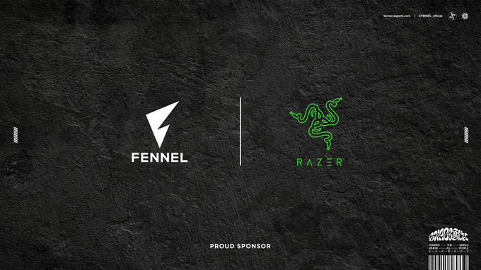 プロeスポーツチーム「FENNEL」、ゲーミングデバイスブランド「Razer」とスポンサー契約を締結