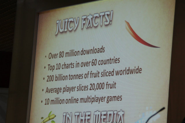 これまでの累計ダウンロード数が8000万を超えたというiPhoneの大ヒットアクション『フルーツニンジャ』(Fruits Ninja)。そのサクセスストーリーをオーストラリアのデベロッパー、Half BrickのPhil Larsenチーフマーケティングオフィサーが語りました。