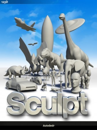 iPadでお手軽3Dモデリング体験―「123D Sculpt」