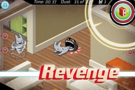 ロボット掃除機「ルンバ」を販売する  iRobot Corporation  が、ルンバをモチーフにしたiOS向けゲームアプリ『Roomba Revenge』をリリースした。