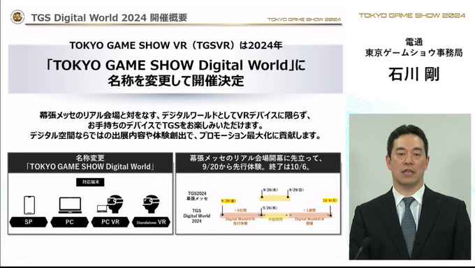 「東京ゲームショウ2024」出展社受付を開始―グローバル化の推進、展示スペースの見直しなど発表【TGS2024】