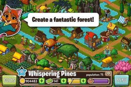 米大手ソーシャルゲームディベロッパー  Zynga  が、新作のiOS向けゲームアプリ『ForestVille』をリリースした。ダウンロードは無料。