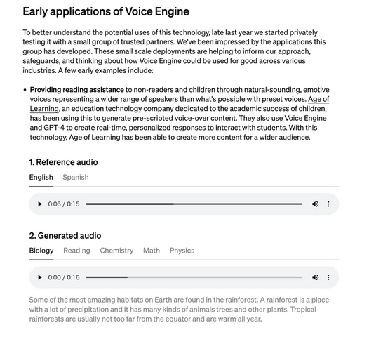 OpenAIのAI音声技術「Voice Engine」、アバターサービスのHeyGenが採用