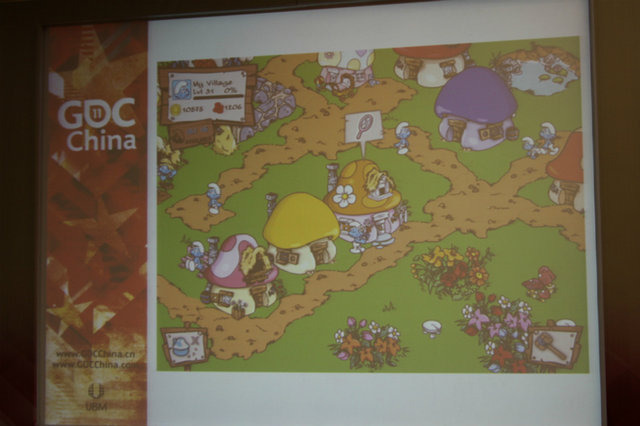 Unisoft ChengduのRichard Tsao氏はGDC China 2011にて「The Smurfs & Co: How to develop a successful Facebook game in China」(どのようにして成功するフェイスブックゲームを中国で開発するか)という講演を行いました。