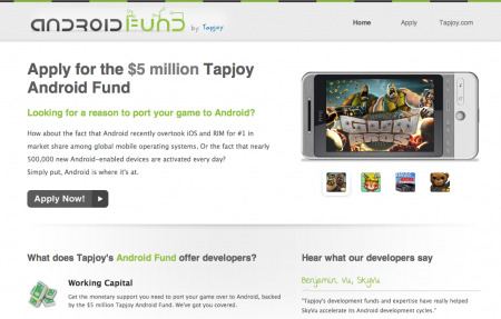 Venture Beat  が伝えるところによると、ソーシャルゲームに仮想通貨決済やリワード広告を提供する  Tapjoy  が、同社が設立したAndroid向けアプリのファンド「  Tapjoy Android Fund  」にてこれまでに130社のゲーム開発会社に投資したという。