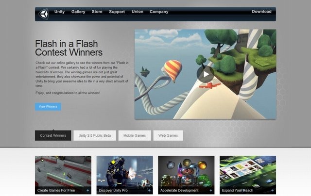 Unity Technologieは、Unityクリエーションコンテスト「Flash in a Flash」の受賞者を2月8日に発表しました。