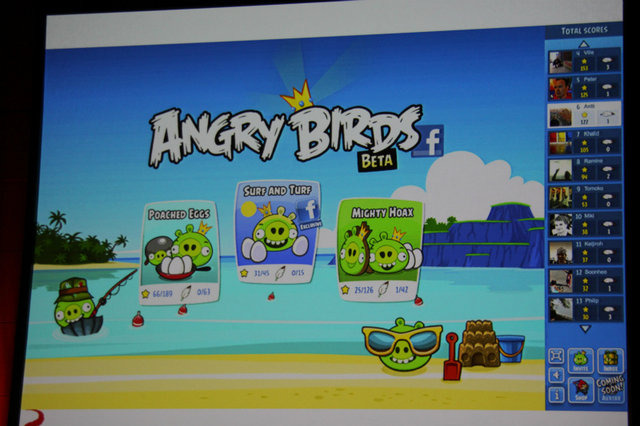 『Angry Birds』が世界的な大ヒットとなったフィンランドのRovio Entertainment。バレンタインデーに合わせて、Fecebookでも『Angry Birds』をリリース。Fecebook版はAdobeのFlashを用いて開発されたそうです。「ADC MEETUP Round 4」では、同社で日本代表を務めるAntti