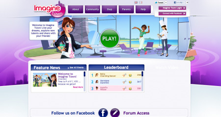 ユービーアイソフト  が、女の子向けの2D仮想空間「  Imagine Town  」をリリースした。英語とフランス語の2カ国語に対応している。