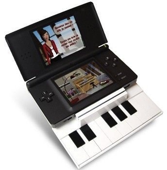 ニンテンドーDSにピアノの鍵盤を接続するユニークなゲームが海外で登場です。