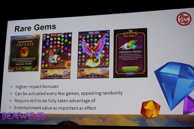 『Bejeweled』というパズルゲームをご存知でしょうか? 画面に敷き詰められた宝石(パネル)を前後左右に入れ替えて、3つ以上同じ種類を繋げて消す、というシンプルなゲームです。エレクトロニック・アーツが買収したカジュアルゲームメーカーPopCapの看板タイトルで10年以