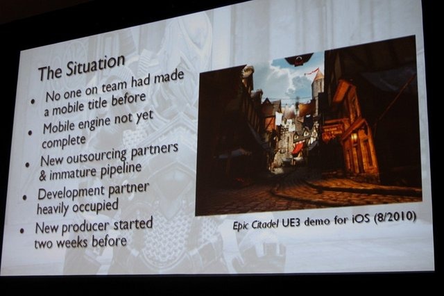 「Unreal Engine 3」を用いて開発されたiPhoneのアクションゲームとして圧倒的なクオリティで世界中に衝撃を与えた『Infinity Blade』。本作を開発したEpic Gamesの子会社のChAIR Entertainmentのシニアプロデューサー、Simon Hurley氏が「『Infinity Blade』と『Infini