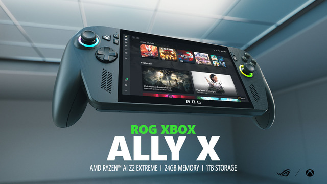 Xboxブランドの携帯ゲーム機「ROG Xbox Ally」「ROG Xbox Ally X」発表！【Xbox Games Showcase 2025】