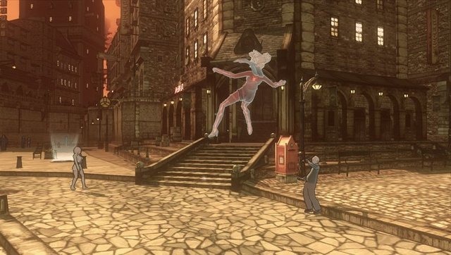 独特のビジュアルスタイルとゲームプレイで、日本だけでなく世界中で高い評価を集めた『GRAVITY DAZE/重力的眩暈：上層への帰還において、彼女の内宇宙に生じた摂動』。SCE JAPANスタジオの五十峯誠プロデューサーをはじめ、アートディレクターの山口由晃氏、ゲームデザ