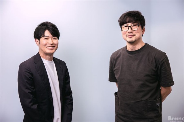 左：freee 木之下隆人氏、右：オーラスタジオ 上間康弘氏