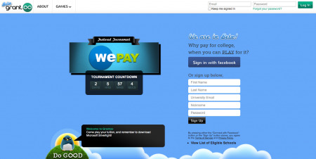 ソーシャルゲームをプレイしてトーナメント戦に勝つと大学の学費が貰えるという”学生支援”プラットフォーム「  Grantoo  」が、4月8日に初のトーナメント戦を開催する。