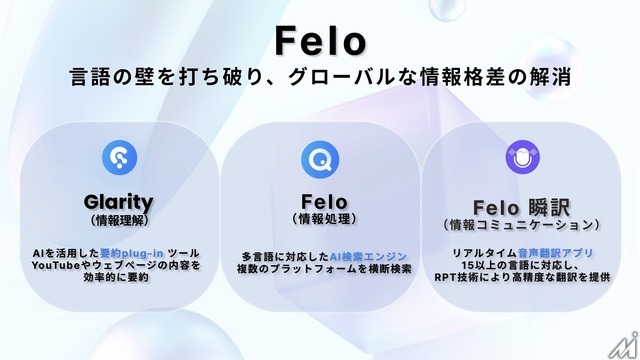 日本発の次世代AI検索プラットフォームFelo、15億円の資金調達を実施・・・非英語圏のAI情報格差を解消