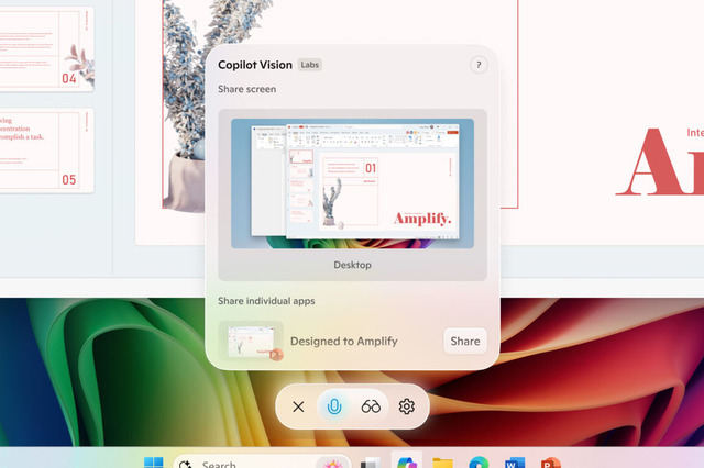 CopilotがWindowsの画面を監視、サポート提供する「Vision Share」機能がInsider向けに提供開始